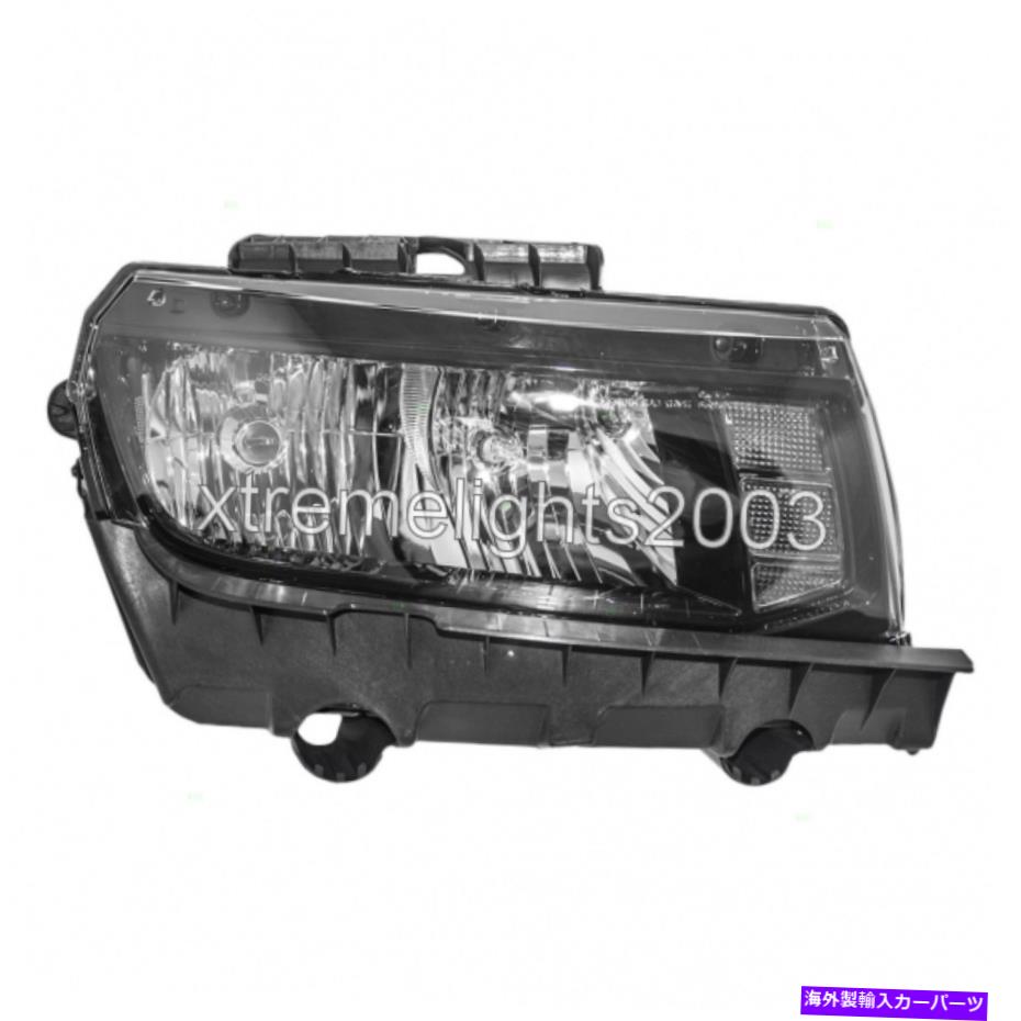 USヘッドライト Chevy Camaro 2014-2015右乗客ハロゲンヘッドライトヘッドランプライト CHEVY CAMARO 2014-2015 RIGHT PASSENGER HALOGEN HEADLIGHT HEAD LAMP LIGHT【並行輸入品】