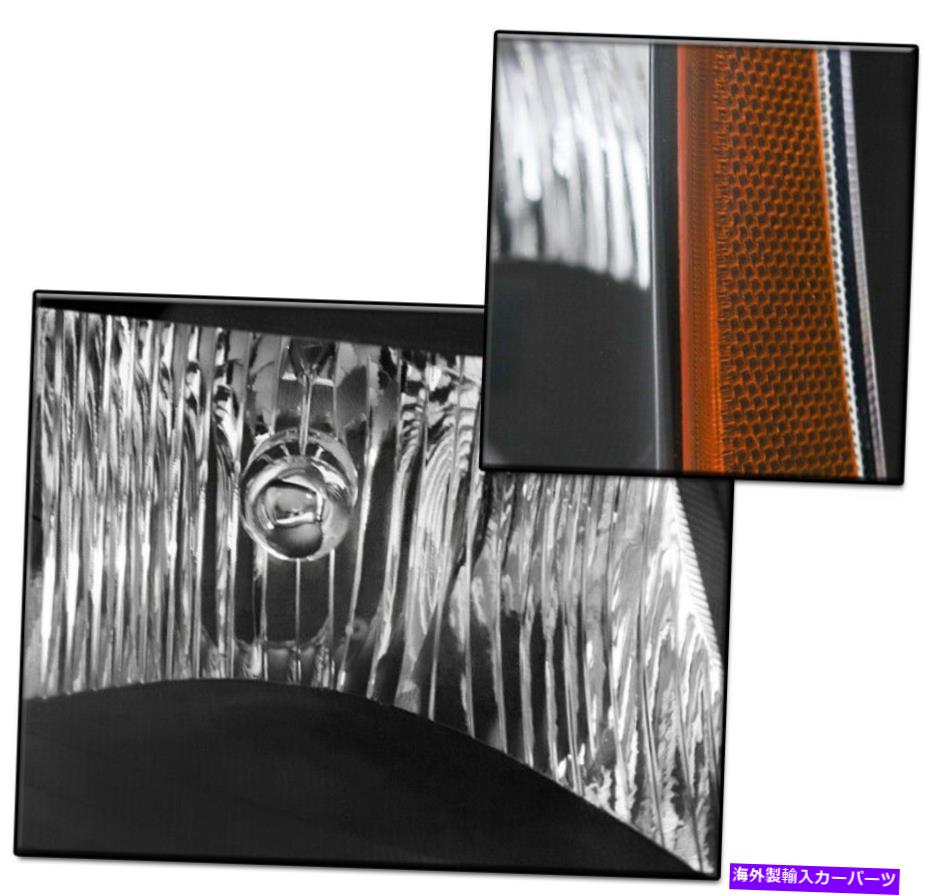 USヘッドライト 2007年2008年2009年Sentra黒交換用ヘッドライト+バンパーLED DRLランプ+ HID FOR 2007 2008 2009 SENTRA BLACK REPLACEMENT HEADLIGHTS +BUMPER LED DRL LAMP +HID【並行輸入品】