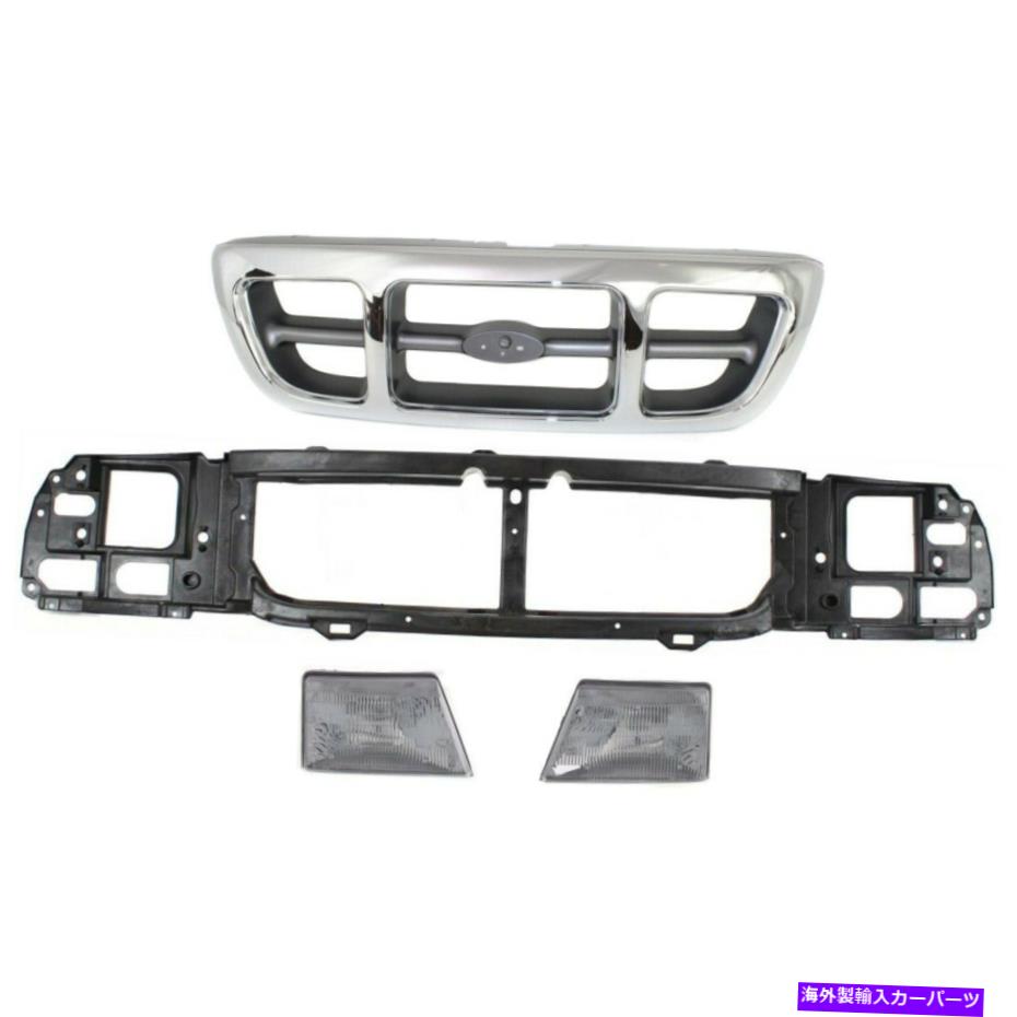 USヘッドライト 1998-2000フォードレンジャー4WDのヘッドライトキット Headlight Kit For 1998-2000 Ford Ranger 4WD【並行輸入品】