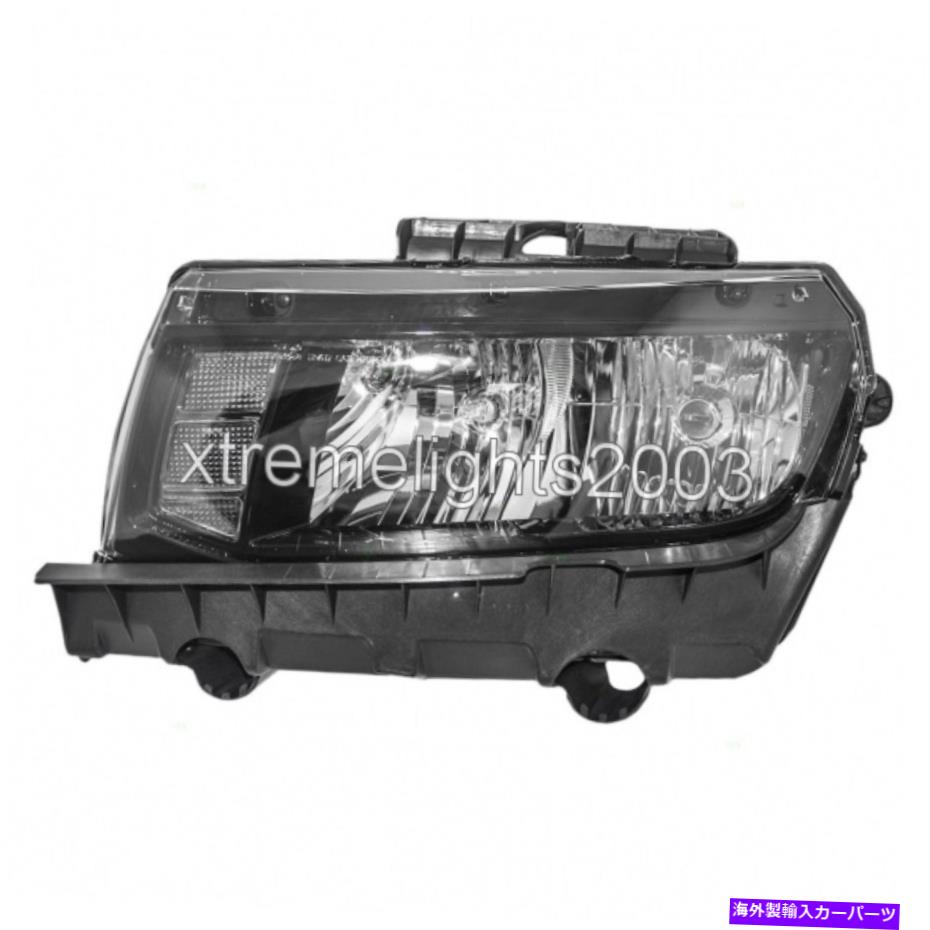 USヘッドライト Chevy Camaro 2014-2015左ドライバーハロゲンヘッドライトヘッドランプライトW /球根 CHEVY CAMARO 2014-2015 LEFT DRIVER HALOGEN HEADLIGHT HEAD LAMP LIGHT W/BULBS【並行輸入品】