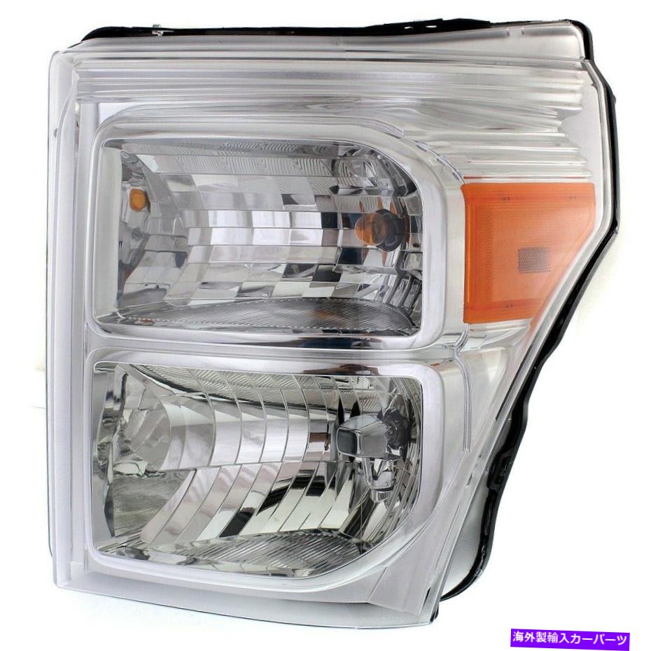 USヘッドライト 2011-2016 Ford F-550スーパーデューティ左のハロゲンヘッドライトW /電球CAPA Halogen Headlight For 2011-2016 Ford F-550 Super Duty Left w/ Bulb CAPA【並行輸入品】