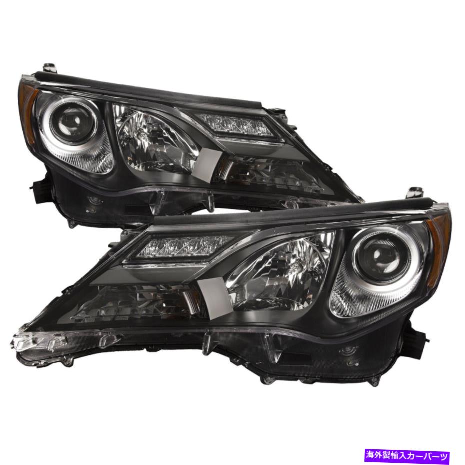 USヘッドライト TOYOTA RAV4 2013-2015 W / O DRL、ハロゲンヘッドライトペア Fits TOYOTA RAV4 2013-2015 W/O DRL, HALOGEN HEADLIGHTS PAIR【並行輸入品】