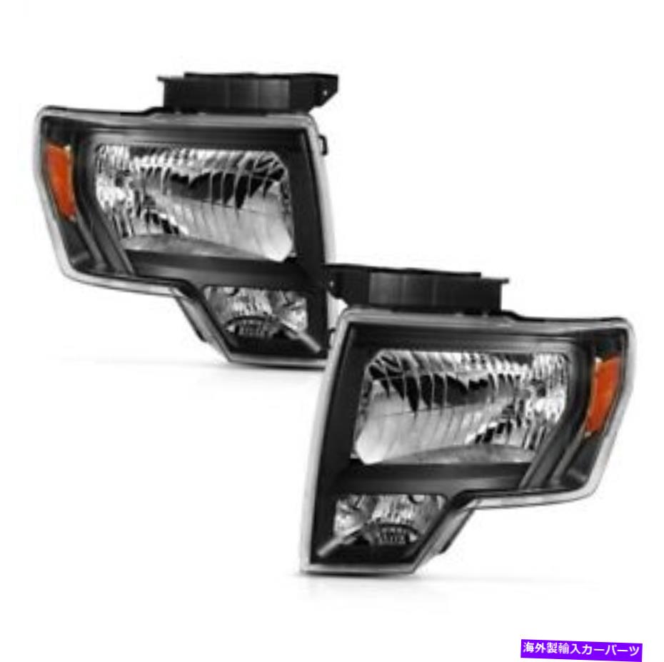 USヘッドライト Anzo 111428 Crystal Headlight 09~13 F-150 Anzo 111428 Crystal Headlight Set For 09-13 F-150 NEW【並行輸入品】