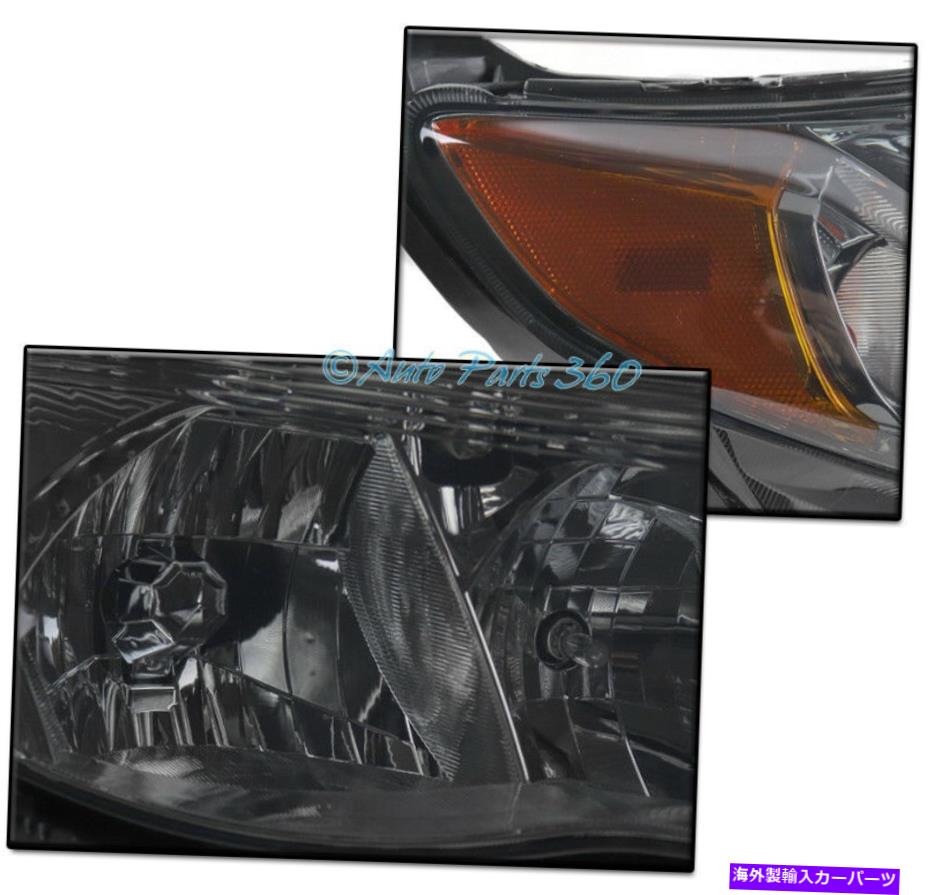 USヘッドライト 09-13 Subaru Foresterの煙交換ヘッドライトヘッドランプW / LED DRL信号 FOR 09-13 SUBARU FORESTER SMOKE REPLACEMENT HEADLIGHT HEADLAMP W/LED DRL SIGNAL【並行輸入品】