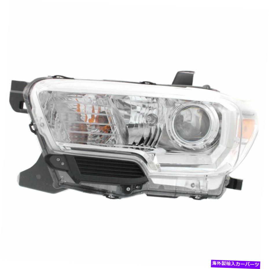 USヘッドライト 2017年2017年2017年2017年2017年のデポハロゲンヘッドライト8115004250 Depo Halogen Headlight For 2016 2017 2018 Toyota Tacoma Driver Side 8115004250【並行輸入品】