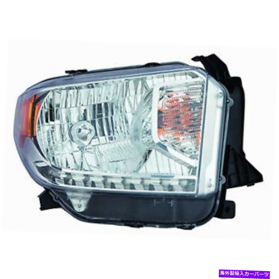 USヘッドライト 14-16ツンドラ（助手席側）TO2503218C用の交換用ヘッドライトアセンブリ Replacement Headlight Assembly for 14-16 Tundra (Passenger Side) TO2503218C【並行輸入品】