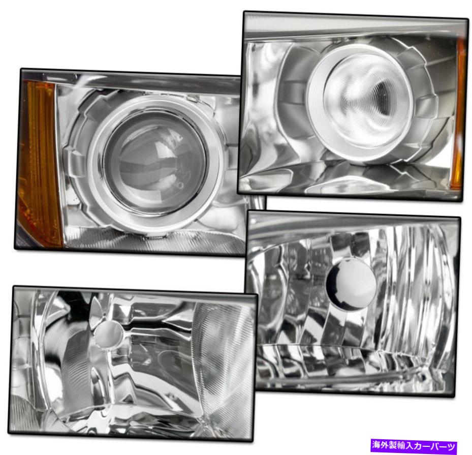 USヘッドライト Honda 2006-2008 Pilot ChromeプロジェクターヘッドライトW / LED DRL + 6000K HIDランプ FOR HONDA 2006-2008 PILOT CHROME PROJECTOR HEADLIGHTS W/LED DRL+6000K HID LAMP【並行輸入品】
