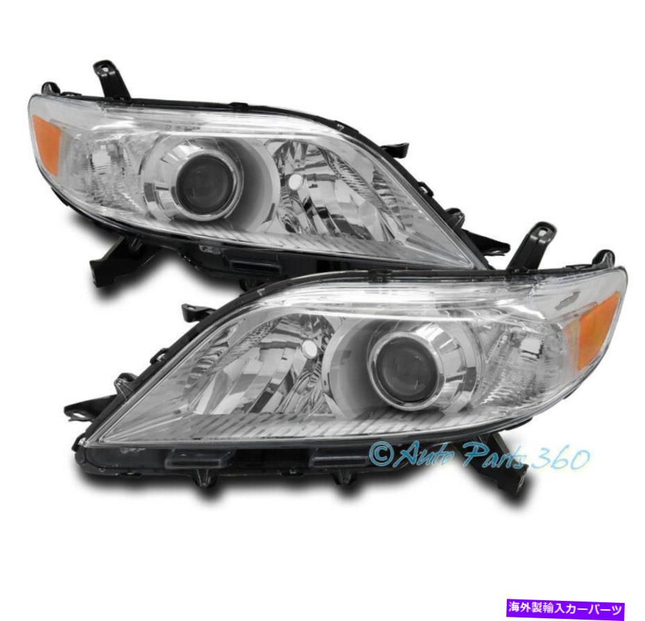 USヘッドライト 11-17 TOYOTA SINASE CE L LE XLEプロジェクターヘッドライトヘッドランプランプクロムセット For 11-17 Toyota Sienna CE L LE XLE Projector Headlight Headlamp Lamp Chrome Set【並行輸入品】