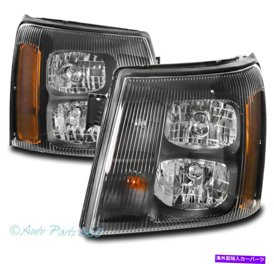 USヘッドライト 03-06キャデラックエスカレード/ ESV / EXT [HIDモデル]ヘッドライトヘッドランプランプブラック FOR 03-06 CADILLAC ESCALADE/ESV/EXT [HID MODEL] HEADLIGHTS HEADLAMPS LAMP BLACK【並行輸入品】｜Us Custom Parts Shop USDM