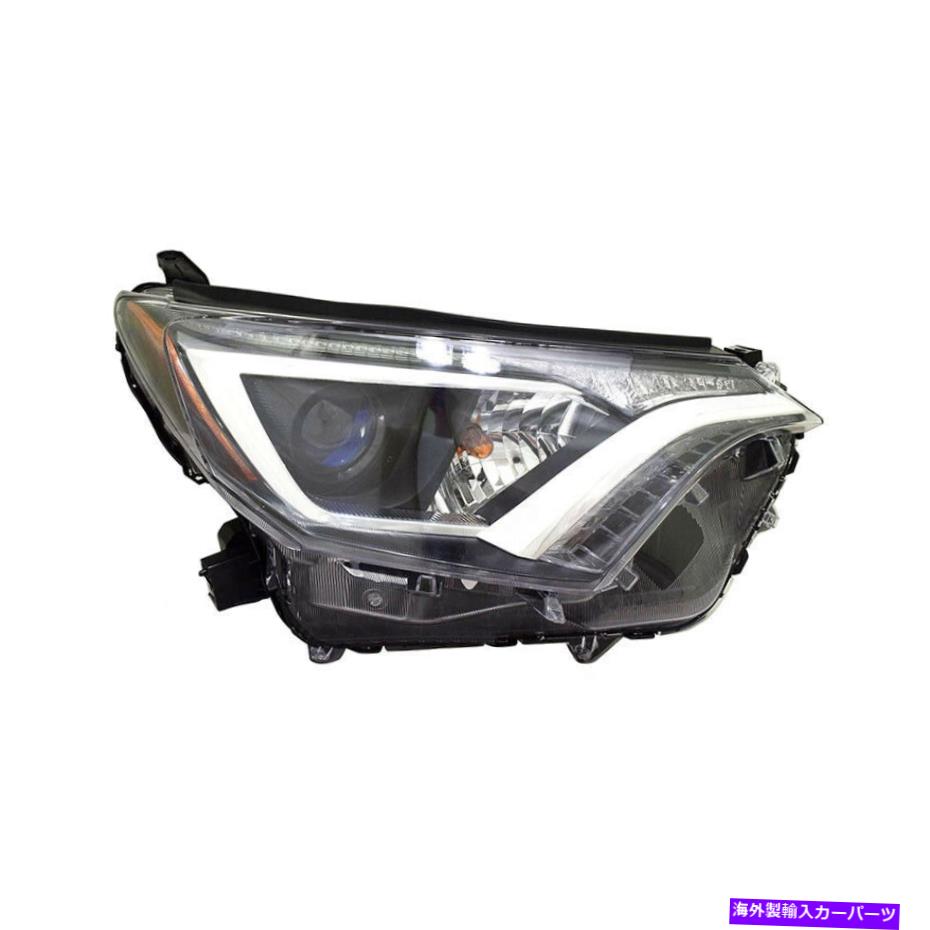 USヘッドライト 新しい右ヘッドライトはトヨタRAV4 LE 2016-17 81110-0R080 811100R080から2503247 NEW RIGHT HEADLIGHT FITS TOYOTA RAV4 LE 2016-17 81110-0R080 811100R080 TO2503247【並行輸入品】