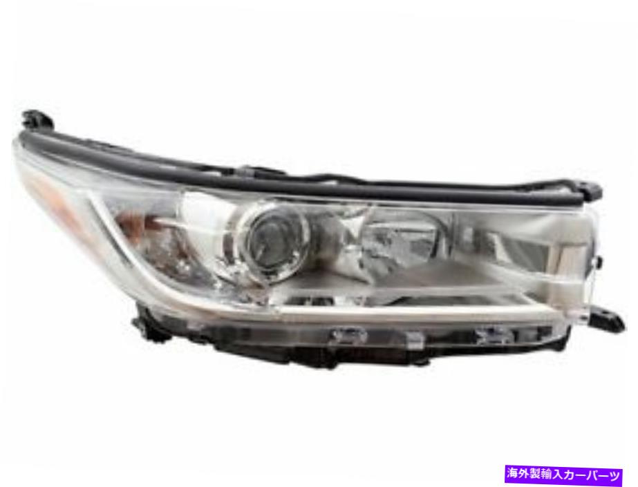 USヘッドライト Brock 97PX95B右ヘッドライトアセンブリは、2017-2019トヨタハイランダに収まります Brock 97PX95B Right Headlight Assembly Fits 2017-2019 Toyota Highlander【並行輸入品】