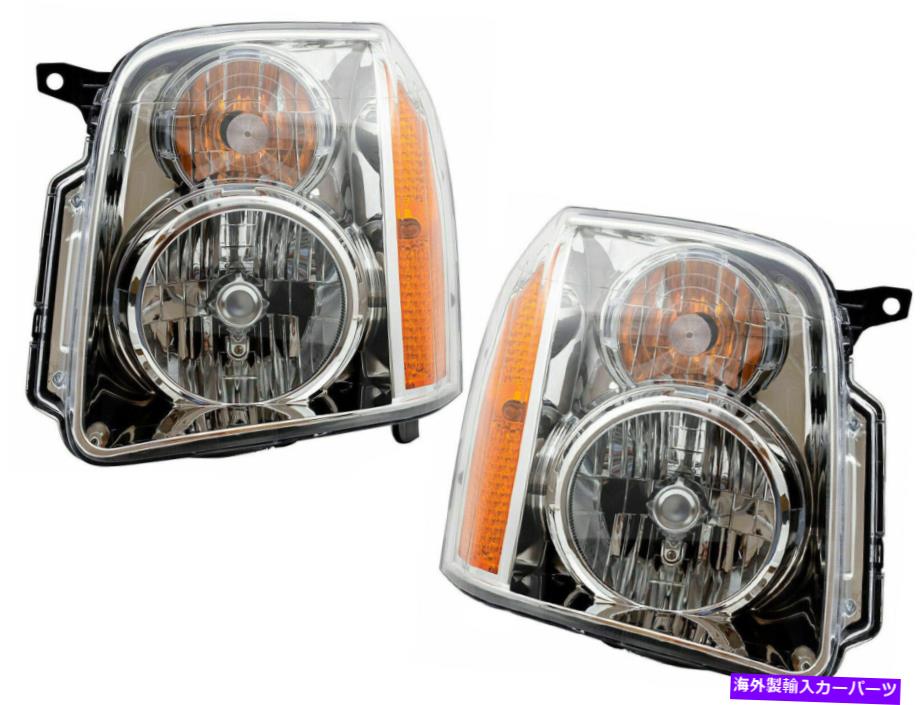 USヘッドライト 2007-2014 Yukon XLヘッドライトランプ対20969895 20969894 GM2503265 GM2502265 For 2007-2014 Yukon XL Headlight Lamp Pair 20969895 20969894 GM2503265 GM2502265【並行輸入品】