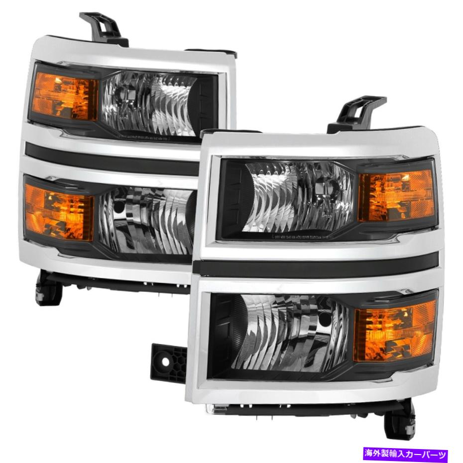 USヘッドライト Spyder Auto 9042447ヘッドライトは14-15 Silverado 1500に収まります Spyder Auto 9042447 Headlights Fits 14-15 Silverado 1500【並行輸入品】