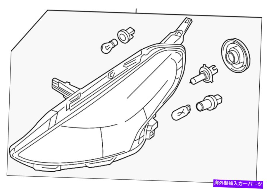 USヘッドライト 本物の日産複合アセンブリ26060-9kk0a Genuine Nissan Composite Assembly 26060-9KK0A【並行輸入品】