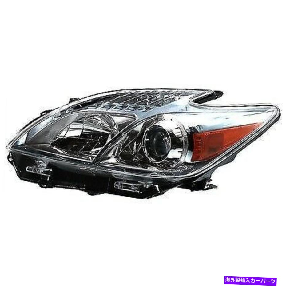 USヘッドライト 新しいヘッドランプレンズとハウジングは10-11トヨタプリウスFTを獲得しました NEW HEAD LAMP LENS AND HOUSING FITS 10-11 TOYOTA PRIUS FT LEFT TO2518122C CAPA【並行輸入品】