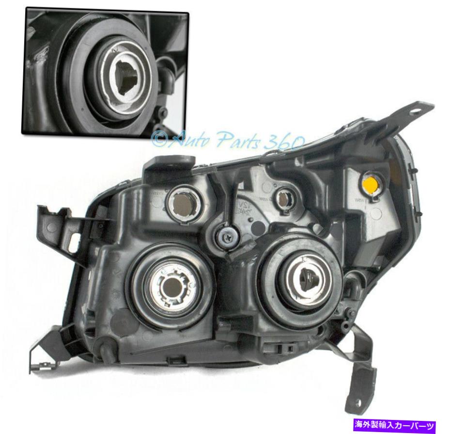USヘッドライト 06-08ホンダパイロット交換用プロジェクタークロムヘッドライトW / BLUE LED DRL + HID FOR 06-08 HONDA PILOT REPLACEMENT PROJECTOR CHROME HEADLIGHTS W/BLUE LED DRL+HID【並行輸入品】