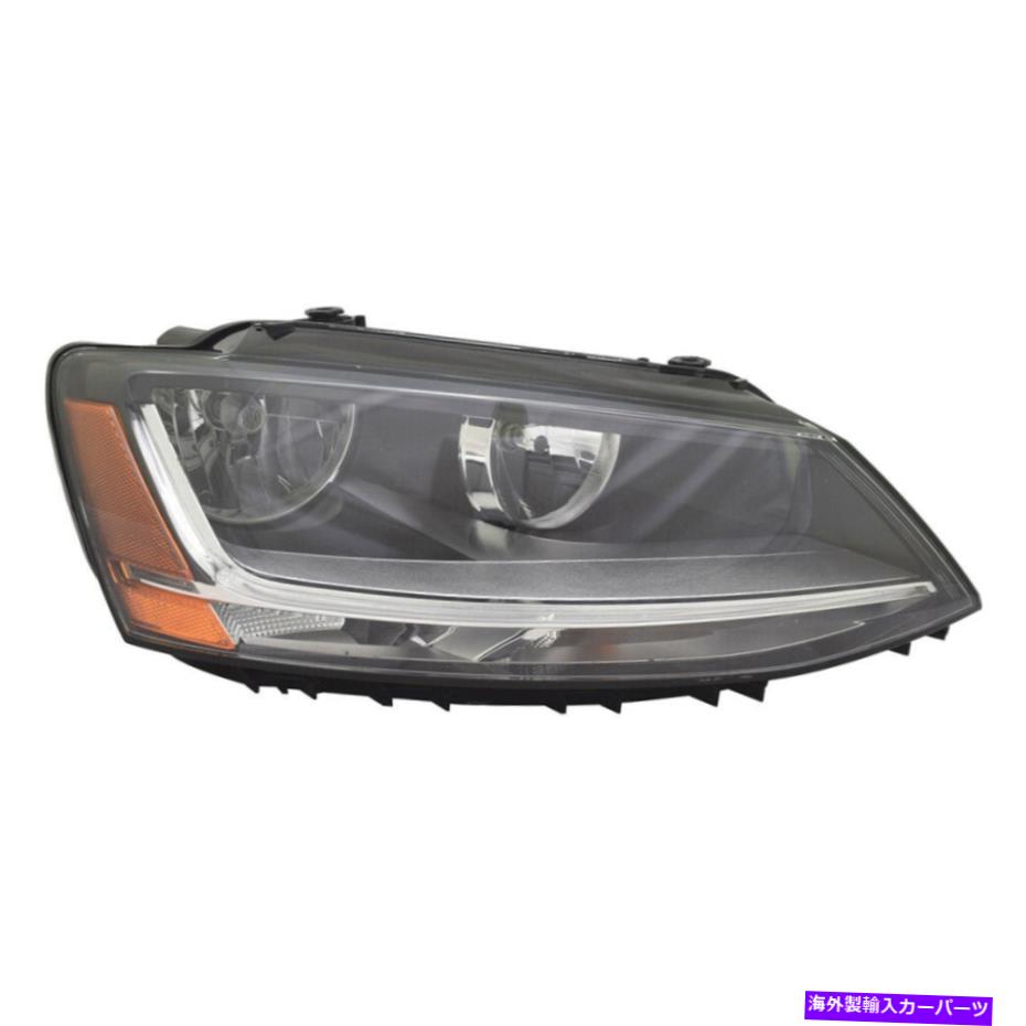USヘッドライト ヘッドライトアセンブリ - 右右TYC 20-9989-00フィット15-18 VW Jetta Headlight Assembly-Regular Right TYC 20-9989-00 fits 15-18 VW Jetta【並行輸入品】