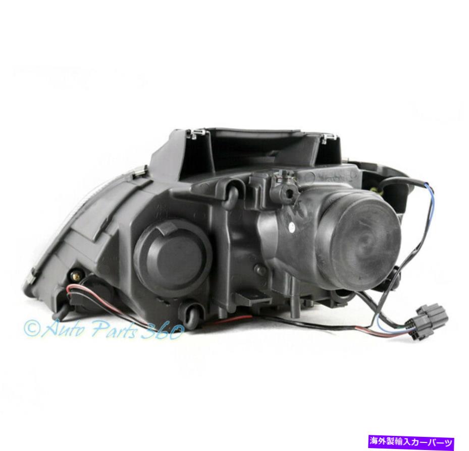 USヘッドライト 04-06 Chrysler Pacificaの交換の黒いヘッドライトヘッドランプW / Blue LED DRL FOR 04-06 CHRYSLER PACIFICA REPLACEMENT BLACK HEADLIGHTS HEADLAMP W/BLUE LED DRL【並行輸入品】