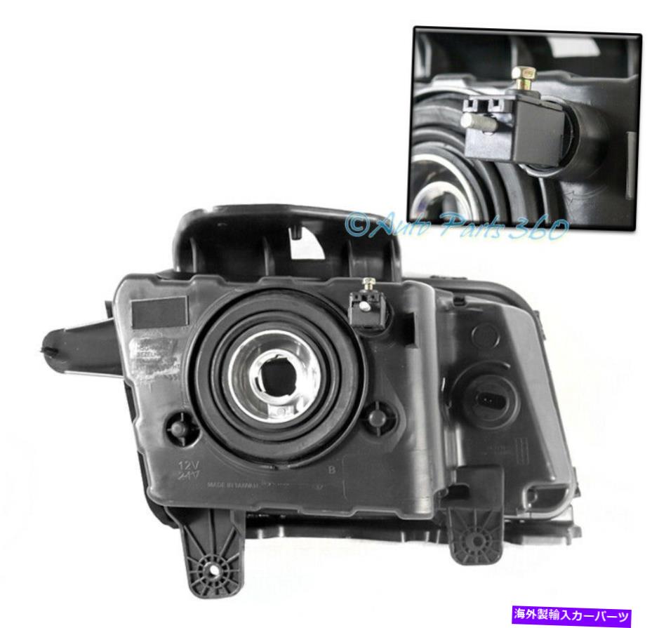 USヘッドライト 10-13のシボレーカマロブラック交換ヘッドライトランプw /青LED DRL + HIDキット FOR 10-13 CHEVY CAMARO BLACK REPLACEMENT HEADLIGHTS LAMP W/BLUE LED DRL+HID KIT【並行輸入品】