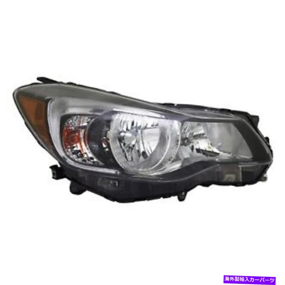 USヘッドライト CPP Capa 2015-2016 Subaru Imperzaのための右プラスチックヘッドライト CPP CAPA Right Plastic Headlight for 2015-2016 Subaru Impreza【並行輸入品】