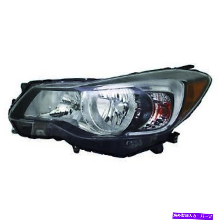 USヘッドライト CPP Capaは2015-2016 Subaru Imperzaのためのプラスチック製のヘッドライトを残しました CPP CAPA Left Plastic Headlight for 2015-2016 Subaru Impreza【並行輸入品】
