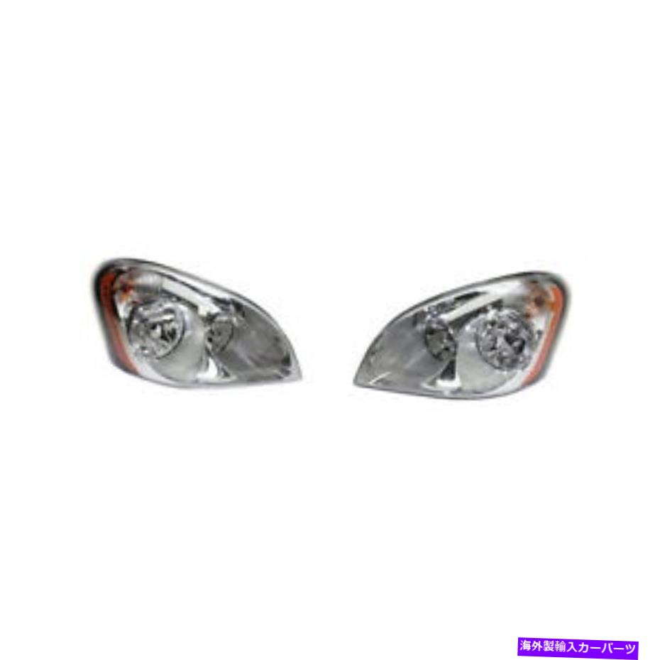 USヘッドライト 新しいペアのヘッドライトはFIRITHLINER CASCADIA 113ストレート2008-2015 A0651907003 NEW PAIR HEADLIGHT FITS FREIGHTLINER CASCADIA 113 STRAIGHT 2008-2015 A0651907003【並行輸入品】