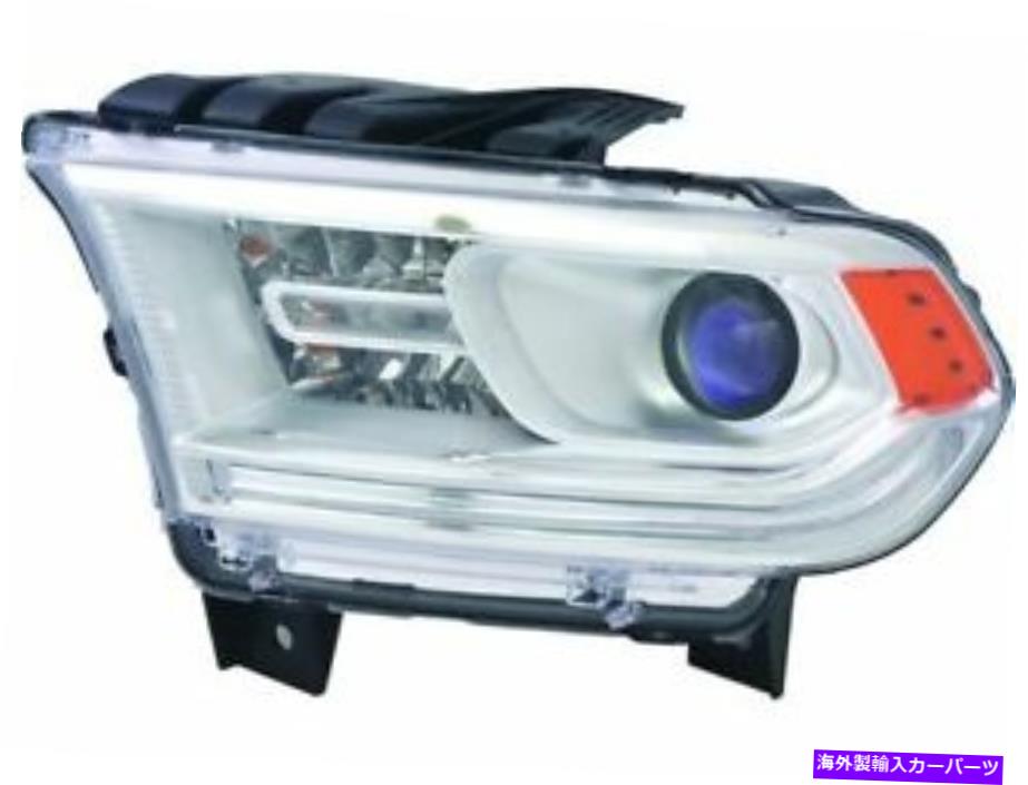 USヘッドライト 左 - 運転者側のヘッドライトアセンブリはDodge Durango 2014-2015 19CMYVにフィット Left - Driver Side Headlight Assembly fits Dodge Durango 2014-2015 19CMYV【並行輸入品】