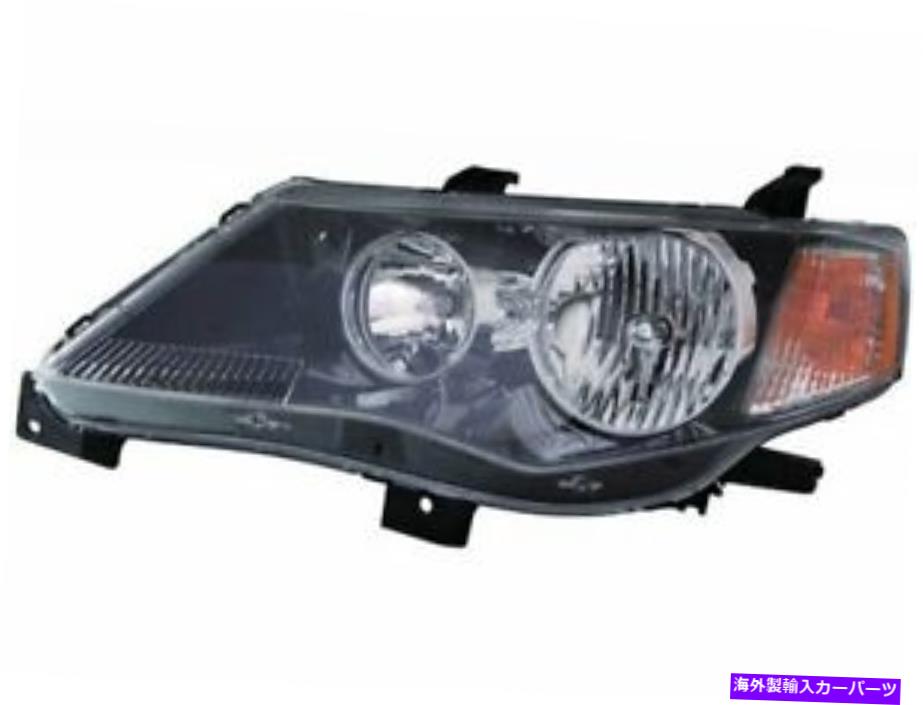 USヘッドライト Mitsubishi Outlander RM45Z1の左ヘッドライトアセンブリ Left Headlight Assembly For 09 Mitsubishi Outlander RM45Z1【並行輸入品】