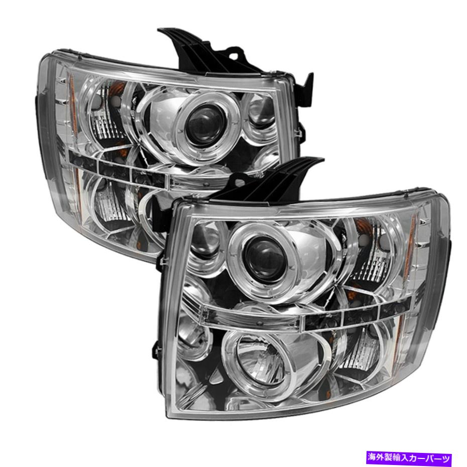 USヘッドライト Spyder Auto 5009500 Halo LEDプロジェクターのヘッドライト Spyder Auto 5009500 Halo LED Projector Headlights【並行輸入品】