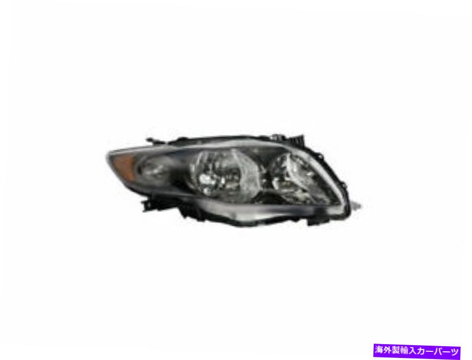 USヘッドライト 右側 - 助手席側ヘッドライトアセンブリ3JPK93 2009 2009 2009 2010 Right - Passenger Side Headlight Assembly 3JPK93 for Toyota Corolla 2009 2010【並行輸入品】