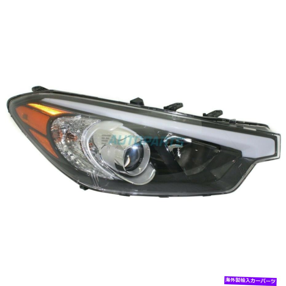 USヘッドライト 新しい右側ハロゲンヘッドランプアセンブリ2014-2016 Kia Forte Ki2503170 NEW RIGHT SIDE HALOGEN HEAD LAMP ASSEMBLY FITS 2014-2016 KIA FORTE KI2503170【並行輸入品】