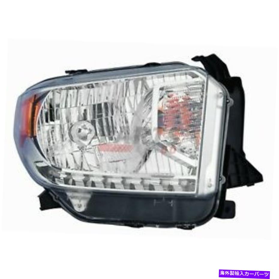 USヘッドライト 新しい右側ハロゲンヘッドランプアセンブリ2014-17 Toyota Tundra 811100C091 NEW RIGHT SIDE HALOGEN HEAD LAMP ASSEMBLY 2014-17 FITS TOYOTA TUNDRA 811100C091【並行輸入品】