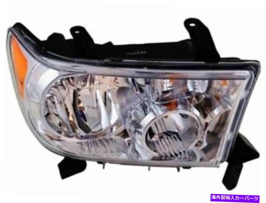 USヘッドライト 10-13 TOYOTA TUNDRA VW27X3の右ヘッドライトアセンブリ Right Headlight Assembly For 10-13 Toyota Tundra VW27X3【並行輸入品】