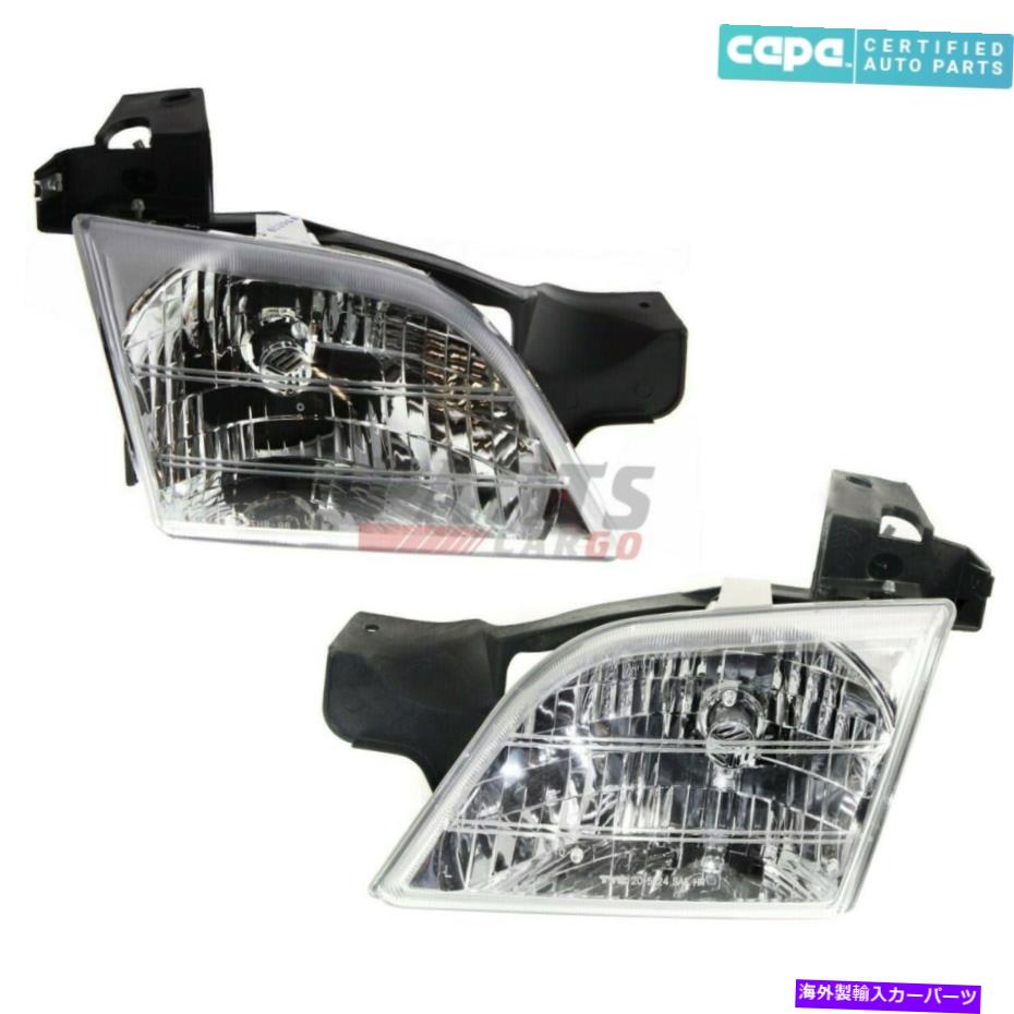 USヘッドライト 2つのヘッドランプの新しいセット1997-05シボレーベンチャー10368389 10368388カーパ New Set Of 2 Head Lamp Fits 1997-05 Chevrolet Venture 10368389 10368388 Capa【並行輸入品】