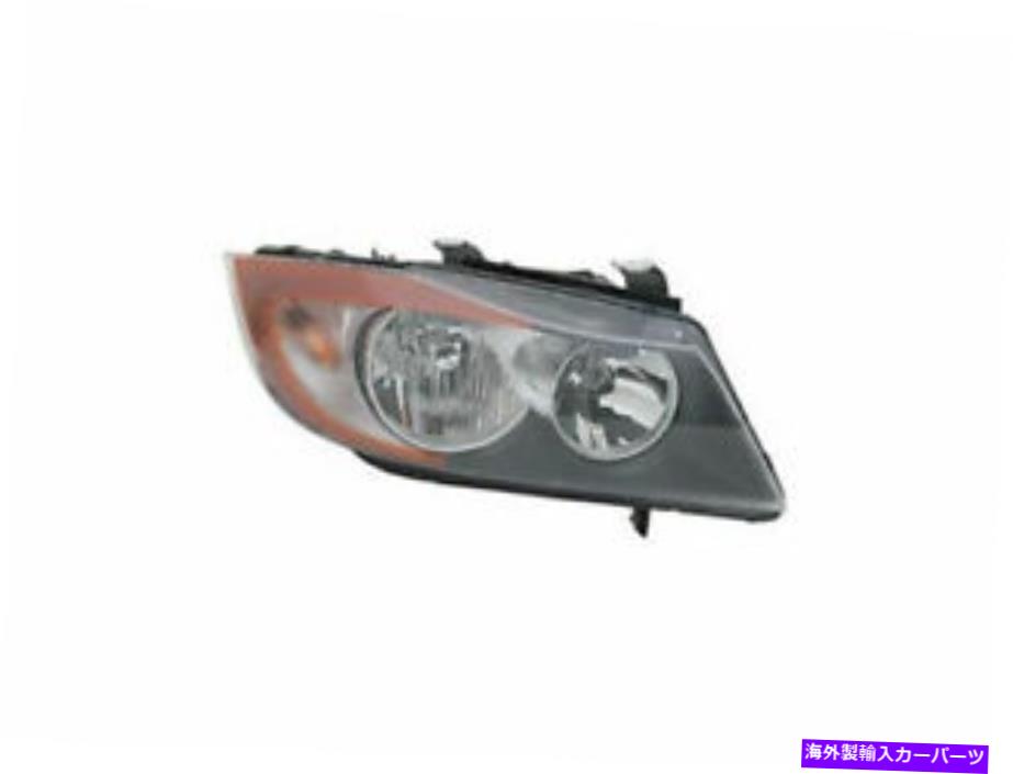 USヘッドライト 右 - 助手席側ヘッドライトアセンブリはBMW 328i 2007-2008 59JWQKにフィット Right - Passenger Side Headlight Assembly fits BMW 328i 2007-2008 59JWQK【並行輸入品】