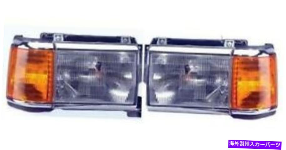 USヘッドライト サイド/ペアフィット1987 - 1991 Ford Broncoフロントヘッドライトアセンブリの交換 SIDE/PAIR fits 1987 - 1991 Ford Bronco Front Headlight Assembly Replacement【並行輸入品】｜Us Custom Parts Shop USDM