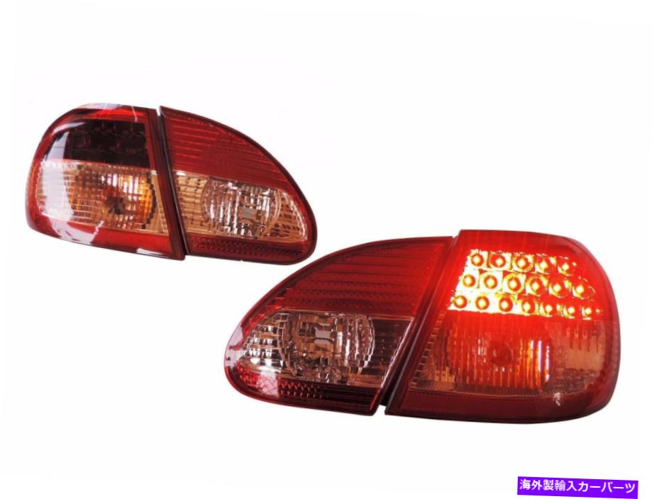 USヘッドライト DHL船 - トヨタカローラALTIS 2003-2007 LEDテールライトリアランプレッド/クリア DHL Ship-For Toyota Corolla Altis 2003-2007 LED Tail Lights Rear Lamps Red/Clear【並行輸入品】