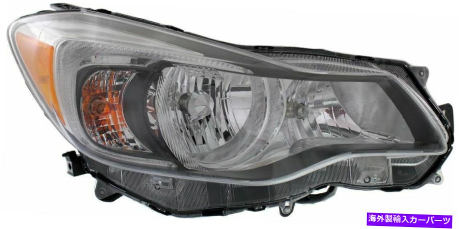 USヘッドライト 2012年のスバルインプレッサ2013-2014 XVクロスストレック旅客サイドW /電球 Headlight For 2012 Subaru Impreza 2013-2014 XV Crosstrek Passenger Side w/ bulb【並行輸入品】