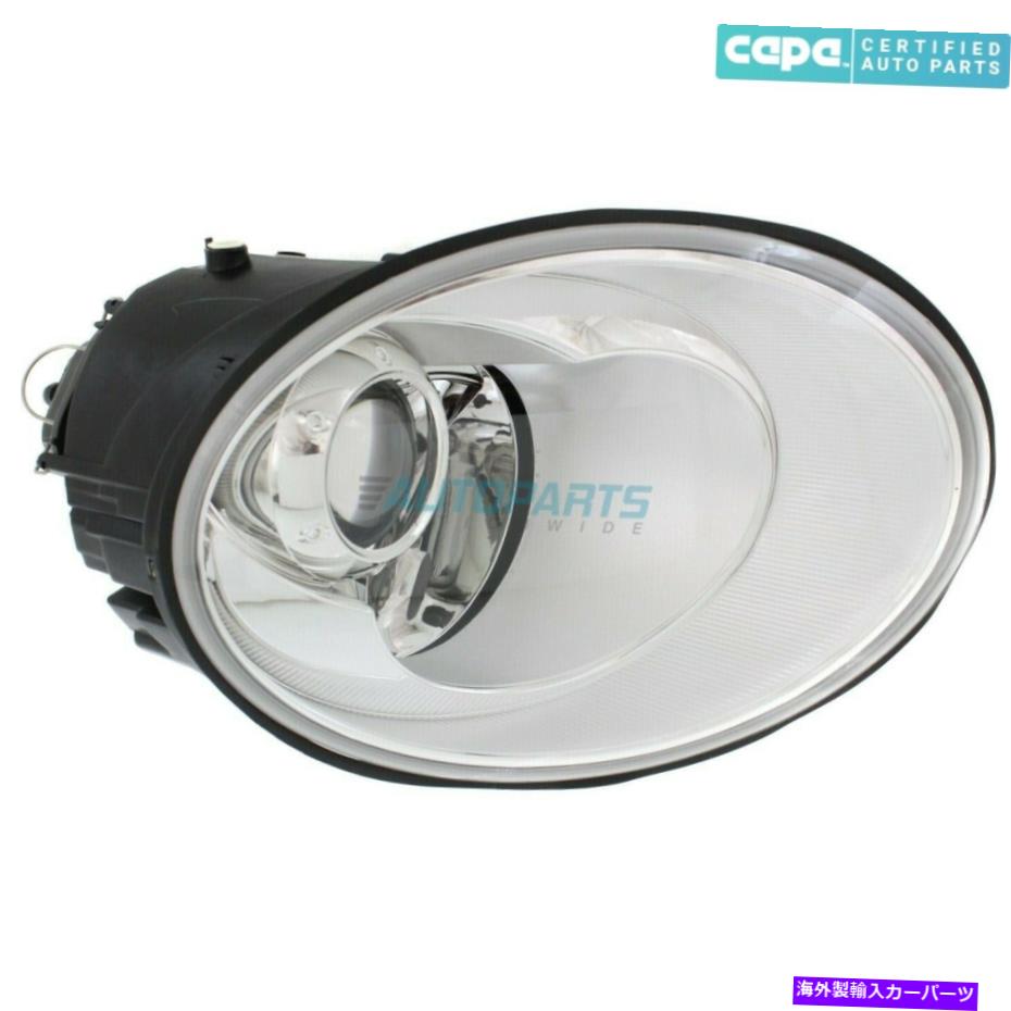 USヘッドライト 新しいRHハロゲンヘッドランプアセンブリ収集2006-10フォルクスワーゲンビートルVW2519109C CAPA NEW RH HALOGEN HEAD LAMP ASSEMBLY FITS 2006-10 VOLKSWAGEN BEETLE VW2519109C CAPA【並行輸入品】