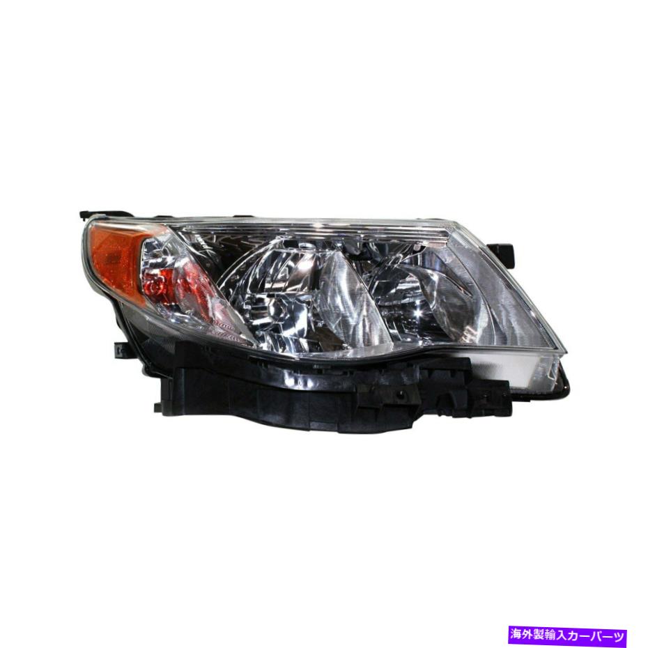 USヘッドライト Subaru Forester 09-13 TYC 20-9037-00-9旅客サイド交換ヘッドライト For Subaru Forester 09-13 TYC 20-9037-00-9 Passenger Side Replacement Headlight【並行輸入品】