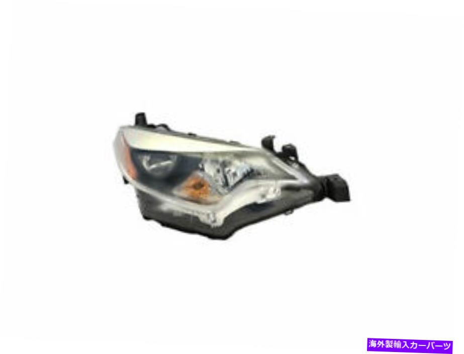 USヘッドライト 右 - 助手席側ヘッドライトアセンブリはトヨタカローラ2014-2016 65gcckに収まる Right - Passenger Side Headlight Assembly fits Toyota Corolla 2014-2016 65GCCK【並行輸入品】