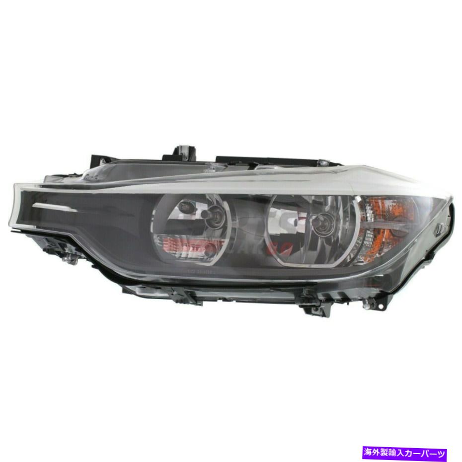 USヘッドライト 新しいハロゲンヘッドランプアセンブリ左フィット2012-2015 BMW 320i 63117338709 NEW HALOGEN HEAD LAMP ASSEMBLY LEFT FITS 2012-2015 BMW 320I 63117338709【並行輸入品】