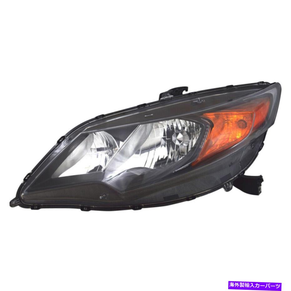 USヘッドライト ヘッドライトアセンブリ - CAPA認証左TYC 20-9650-00-9フィット14-15ホンダシビック Headlight Assembly-Capa Certified Left TYC 20-9650-00-9 fits 14-15 Honda Civic【並行輸入品】