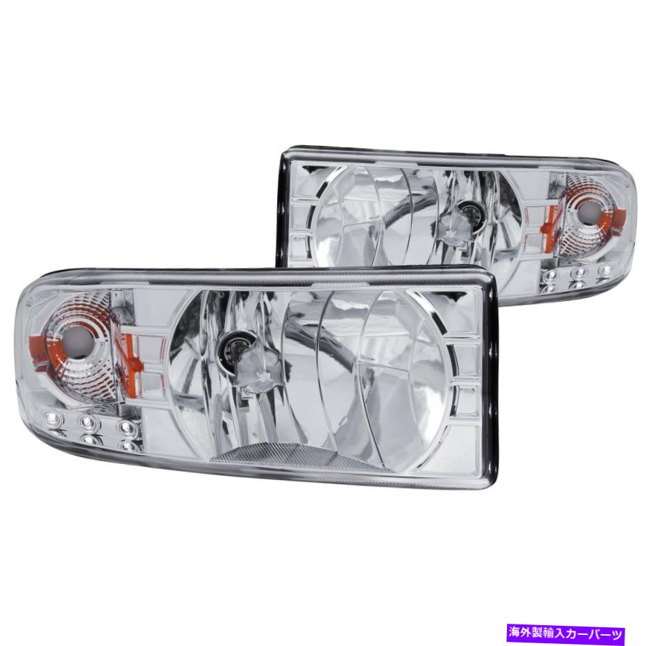 USヘッドライト Anzo USA 111206クリスタルヘッドライトセット収容94-02 RAM 1500 RAM 2500 RAM 3500 Anzo USA 111206 Crystal Headlight Set Fits 94-02 Ram 1500 Ram 2500 Ram 3500【並行輸入品】