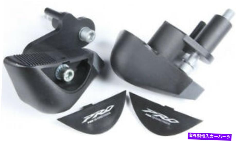 USヘッドライト 7074n PuigフレームスライダーPro Black. 7074N Puig Frame Sliders Pro Black【並行輸入品】