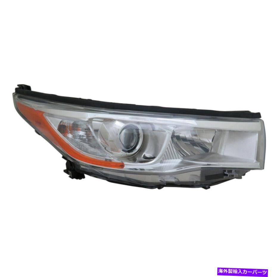 USヘッドライト Headlight Assembly-Capa Certified Right Tycは14-16トヨタハイランダー Headlight Assembly-Capa Certified Right TYC fits 14-16 Toyota Highlander【並行輸入品】