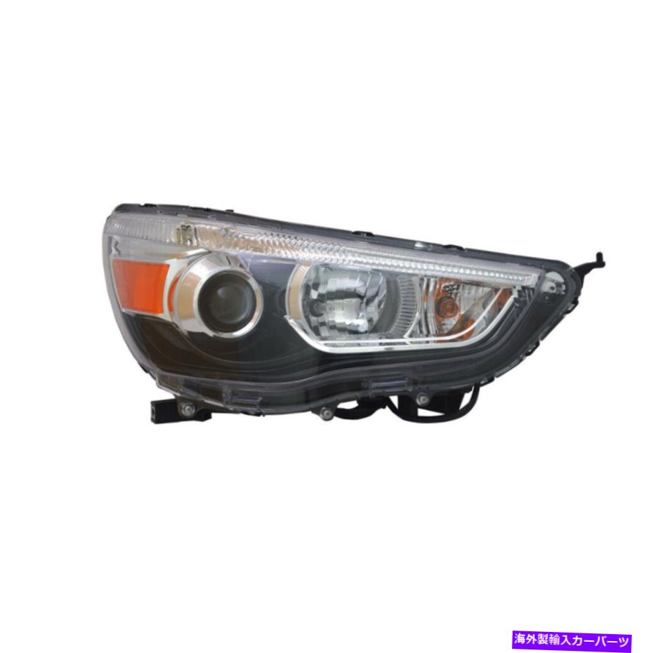 USヘッドライト ヘッドライトアセンブリ - 通常のTYCは11-19三菱アウトランダースポーツフィット Headlight Assembly-Regular Right TYC fits 11-19 Mitsubishi Outlander Sport【並行輸入品】