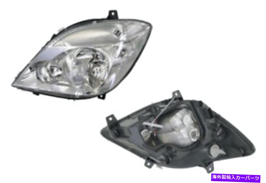 USヘッドライト メルセデスベンツスプリンターW906 2006年以降のヘッドライト左側 HEADLIGHT LEFT HAND SIDE FOR MERCEDES BENZ SPRINTER W906 2006-ONWARDS【並行輸入品】
