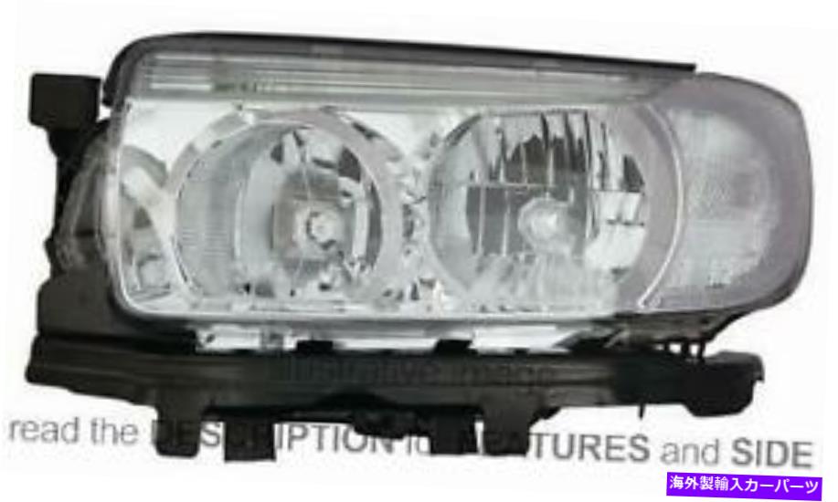 USヘッドライト Subaru Forester 2005-2008のLHDヘッドライト右840015A863 LHD Headlight For Subaru Forester 2005-2008 Right 840015A863【並行輸入品】