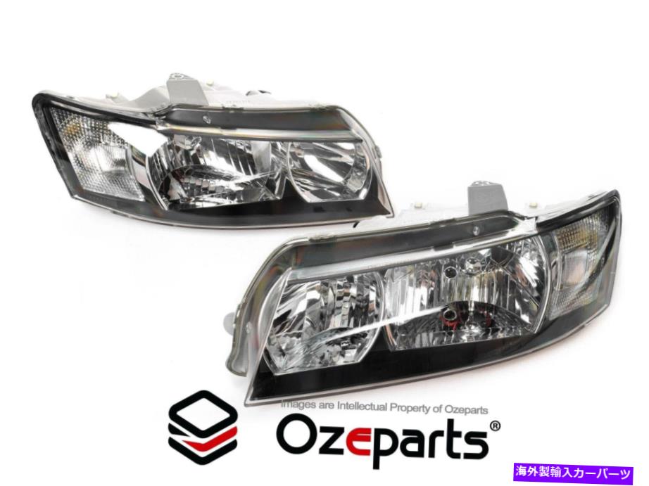 USヘッドライト セットペアLH + RHヘッドライトランプハロゲンブラック用ホルデンコモドレVZ SV6 04~07 Set Pair LH+RH Head Light Lamp Halogen Black For Holden Commodore VZ SV6 04~07【並行輸入品】｜Us Custom Parts Shop USDM